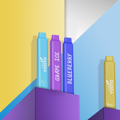 5% Nikotin 600 Puff Vape 12 Rasa Sekali Pakai Kapasitas Jus 2,0 ML