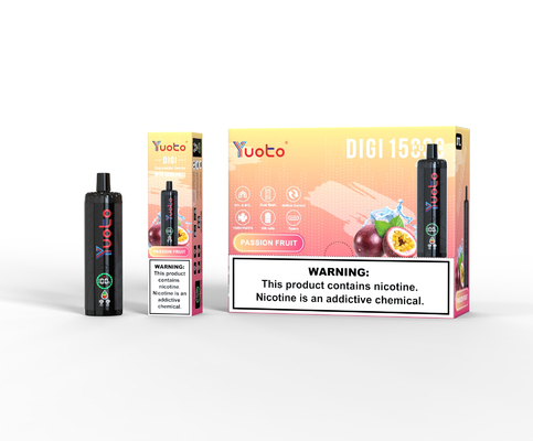 Yuoto DIGI 15000 Puffs YUOTO sekali pakai Vape Double Mesh Coil Dua mode