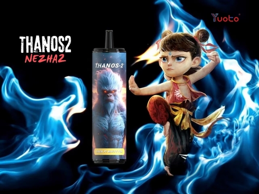 yuoto thanos2 10000 puffs sekali pakai vape mesh coil tampilan tingkat baterai