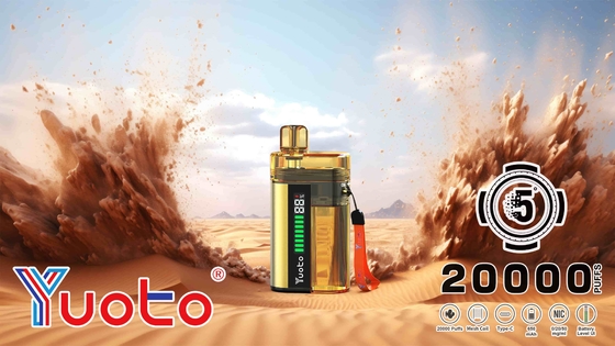 Tingkatkan Pengalaman Vaping Anda dengan yuoto 5000 puffs vape 850mAh Baterai Kapasitas dan aliran udara yang disesuaikan