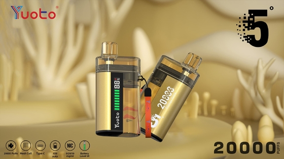 Daya 10-12W Plastik AL 5000 Puff Vape Pilihan Utama untuk Penggemar Vaping