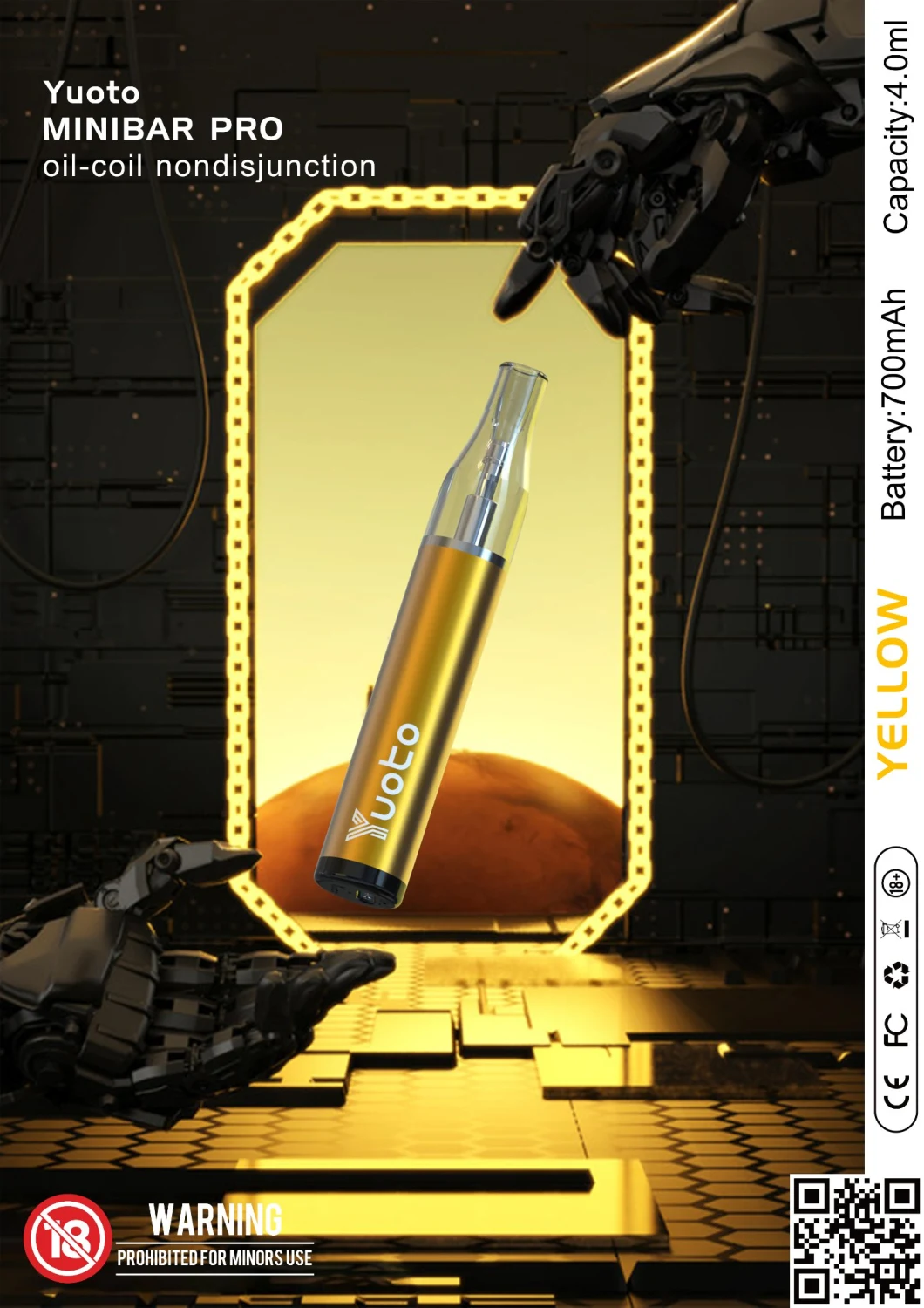 Best Quality Vape Pen Yuoto Mini Bar PRO 3000 Puff Wholesale Disposable Vape Good Taste