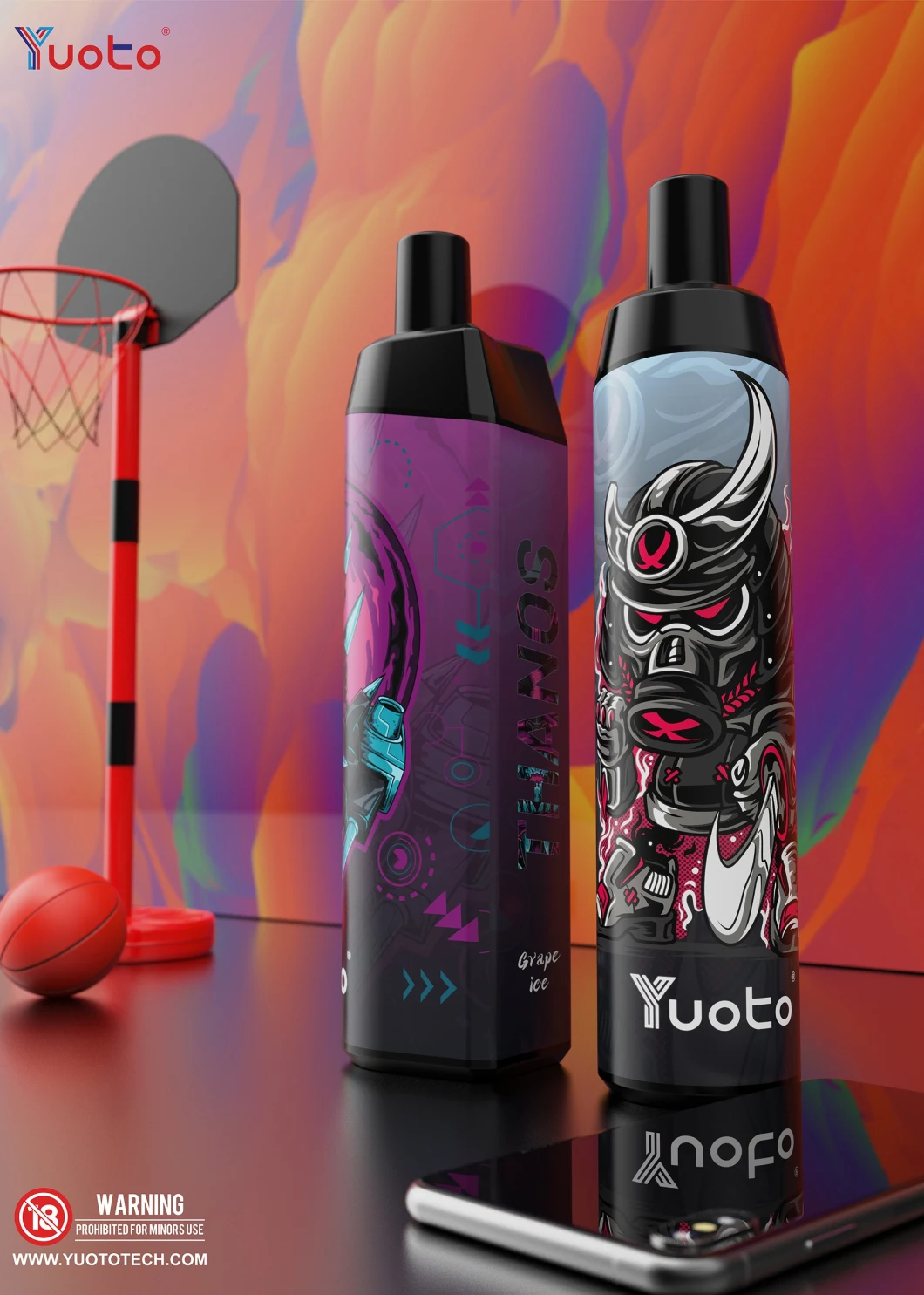 Original Shenzhen Factory Yuoto Thanos 5000 Puffs Mesh Coils Rechargeable 14ml Disposable Vape Pod