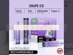 Original factory in China Yuoto bubble 4000puffs 10ml 650mah rechargeable  yuoto disposable vape pods mesh coils